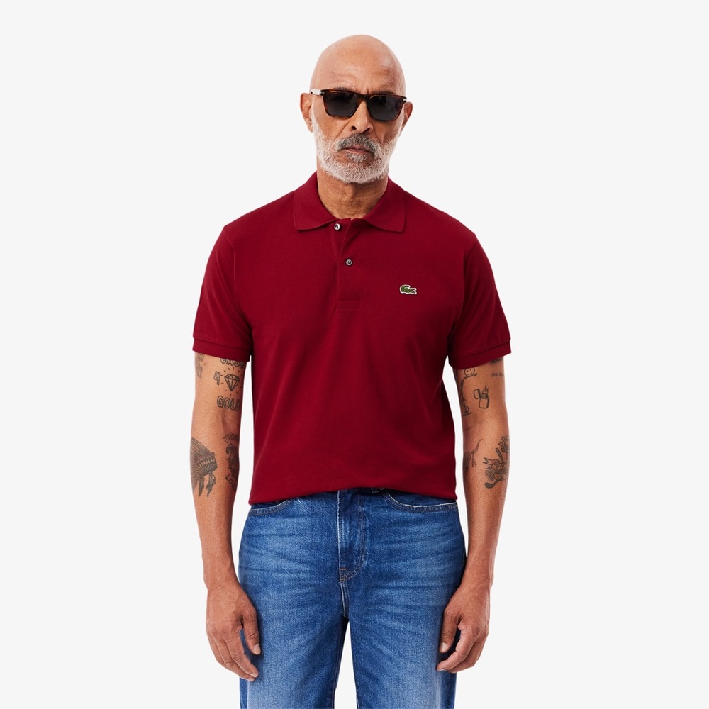 Lacoste men’s polo in Bordeaux (size EU 6/ US XL)